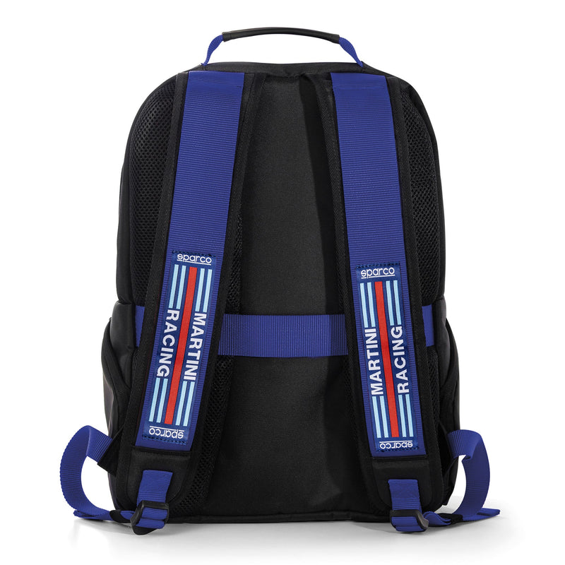 Sparco Stage Martini Racing Backpack - Black/Blue — Sky blue