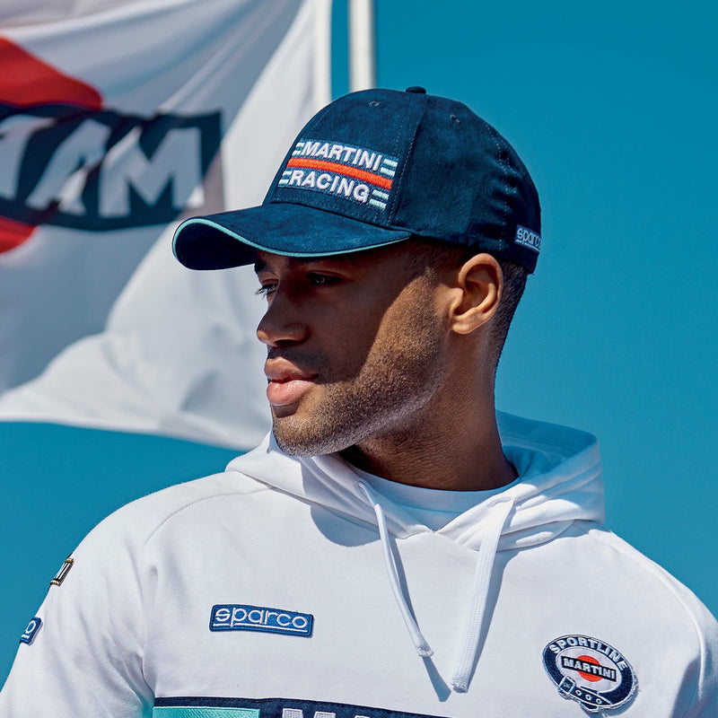 Sparco Martini Racing Side Logo Cap - Navy — Navy blue