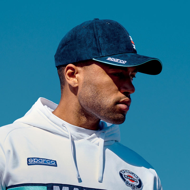 Sparco Martini Racing Side Logo Cap - Navy — Navy blue