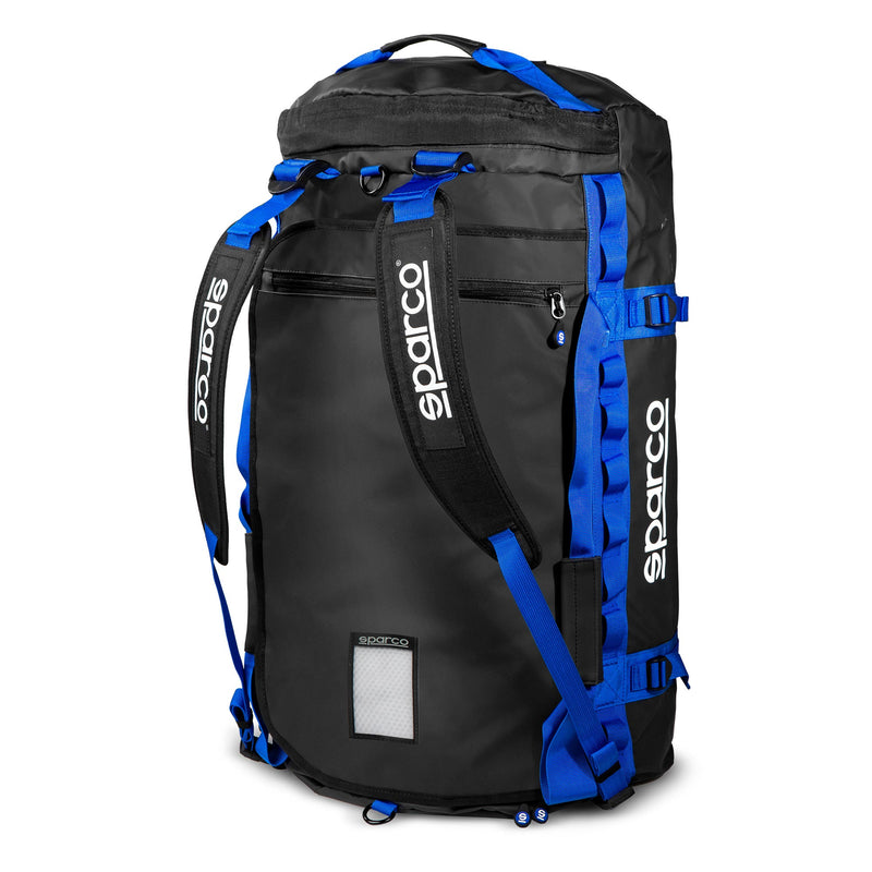 Sparco Dakar-L Duffel Bag - Black/Blue — Black/Light Blue