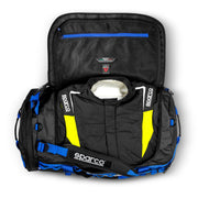 Sparco Dakar-L Duffel Bag - Black/Blue — Black/Light Blue