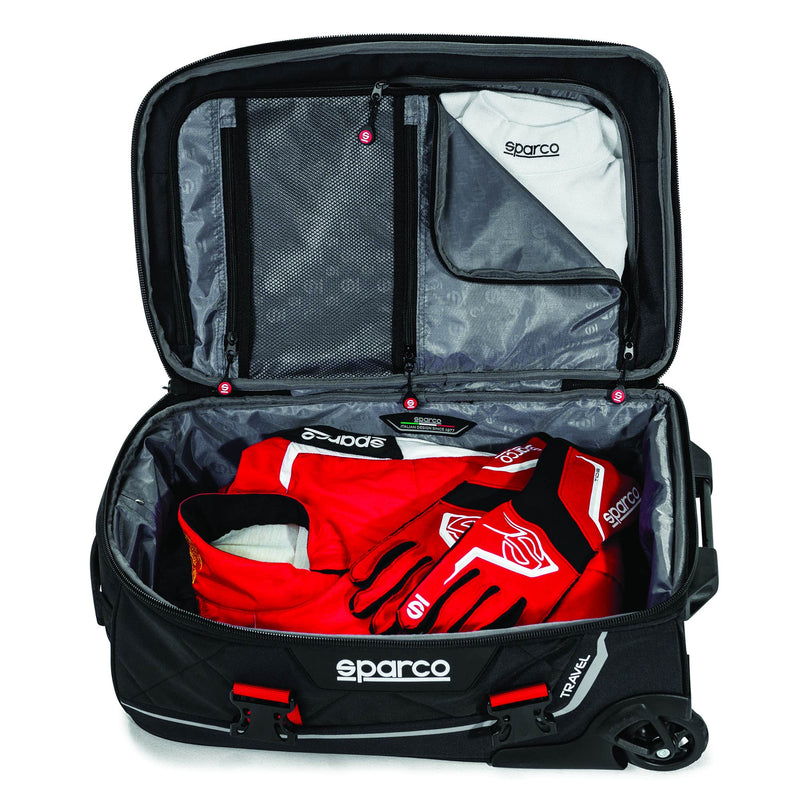Sparco Martini Racing Travel Martini-R Bag - Black/Red — Red