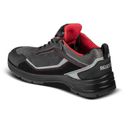 Sparco Low-Cut Safety Shoes S1PS Indy Detroit — Black/Dark Grey