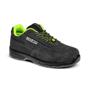 Sparco Horizon Ontario Safety Shoes S1PS ESD Unisex Black — Dark grey/Fluo green