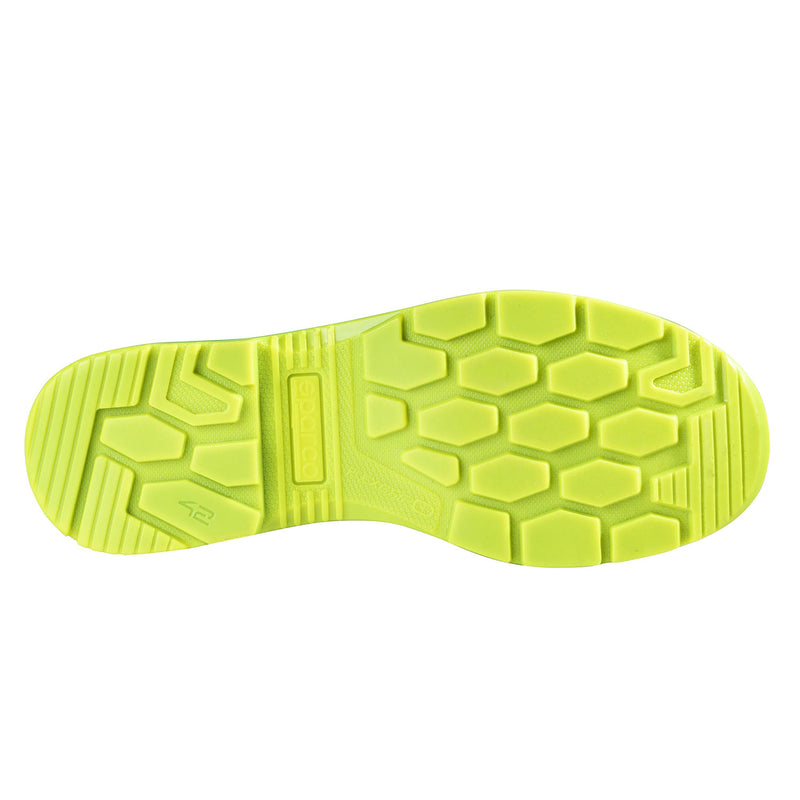 Sparco Safety Shoes S1P Indy Texas ESD Unisex Grey — Dark grey/Fluorescent yellow