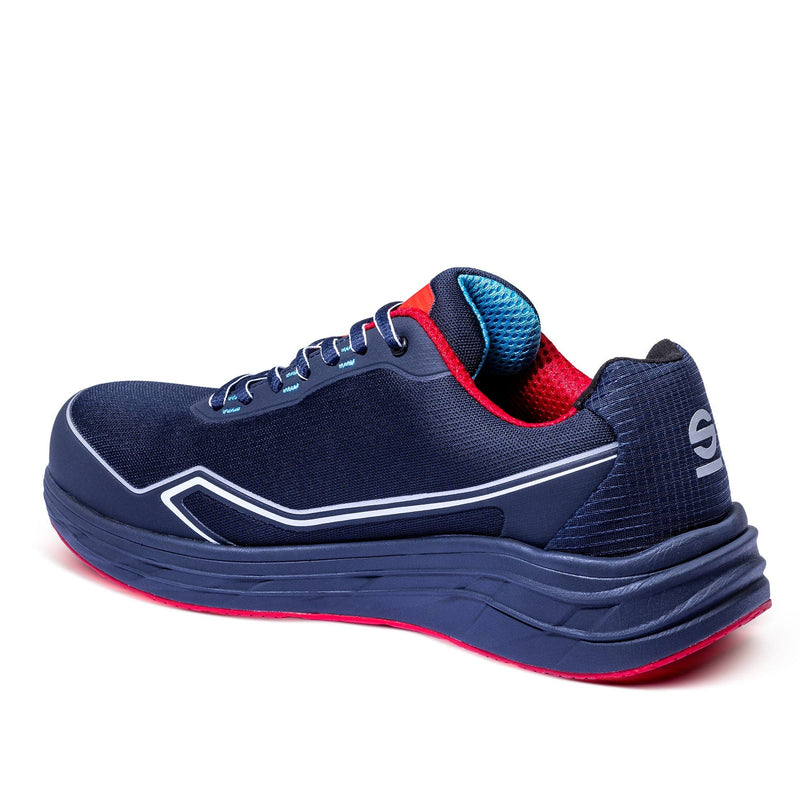 Sparco Martini Racing Safety Shoes S1PS ESD Sneaker Unisex Blue/Red — Navy blue/Red