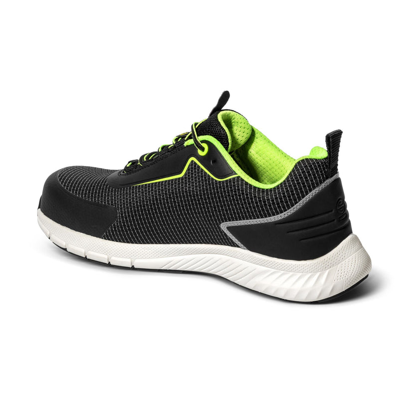 Sparco Safety Shoes S1PS Traction Yuki Unisex Black/White/Light Blue — Black/White/Lime