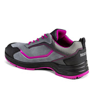 Sparco Women’s Safety Shoes S3 Indy Danica ESD Women’s Grey — Grey/Fuchsia