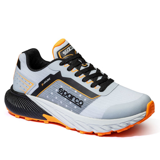 Sparco S-Park Salou Occupational Shoes O1 ESD Unisex Black — Silver/Black