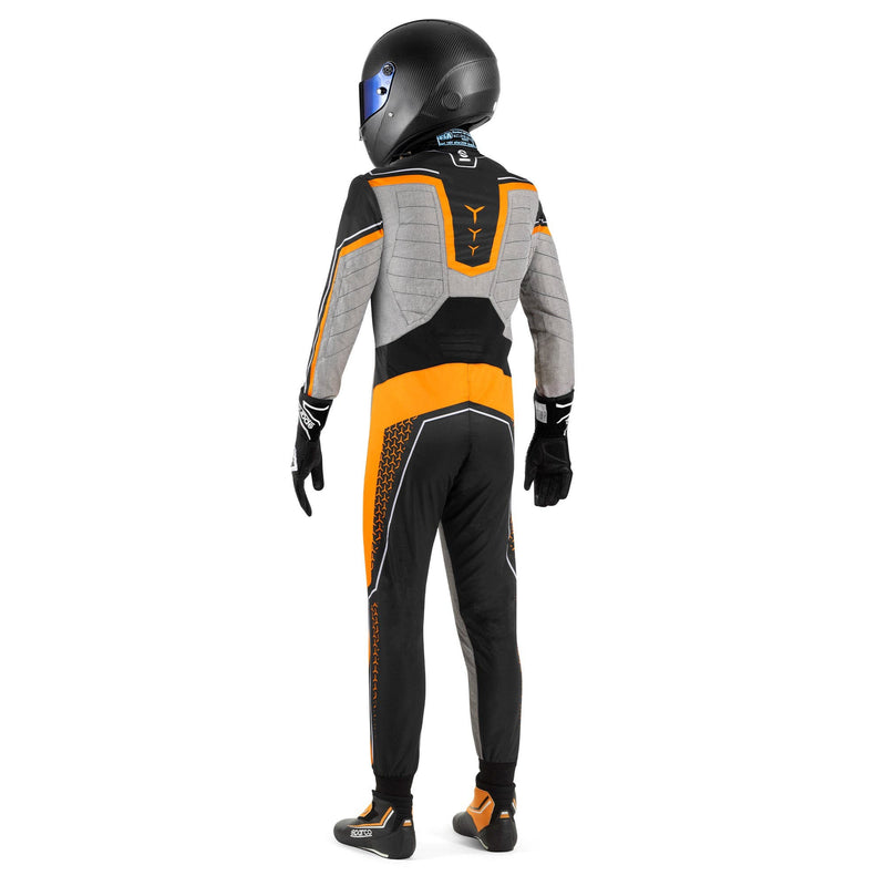 Sparco Superleggera-K Karting Suit — Black/Fluo Orange