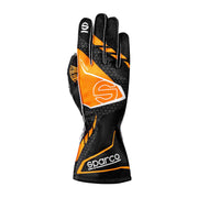 Sparco K-Attack Karting Gloves — Black/Fluo Orange