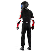Sparco Kerb Advanced Karting Suit — Black/Red
