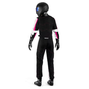 Sparco Kerb Advanced Lady Karting Suit — Black/Fuchsia
